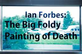 Big, Foldy and, a painting.  127' 8" x 72". Acrylic on canvas. From The Grunt Gallery installation.