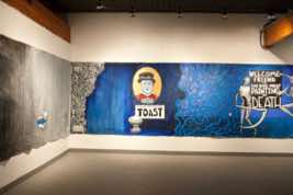 Cold dripping toast from Albert and the 'eadsman. Lat 53 Gallery, 2012