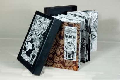 Hand-made accordion fold book with presentation box (Olympic edition), 2010