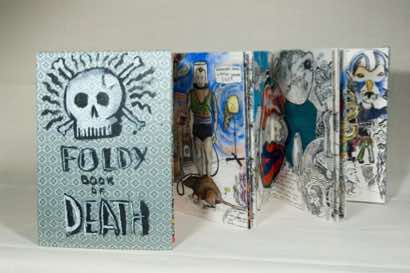 (back cover and detail) Accordion fold book 2008