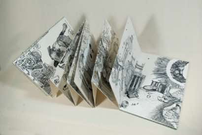 Accordion fold book, 2008