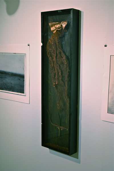 A Dream: a drowned girl, Ophelia, rising from the earth of a prairie field. Residues of possible histories.
